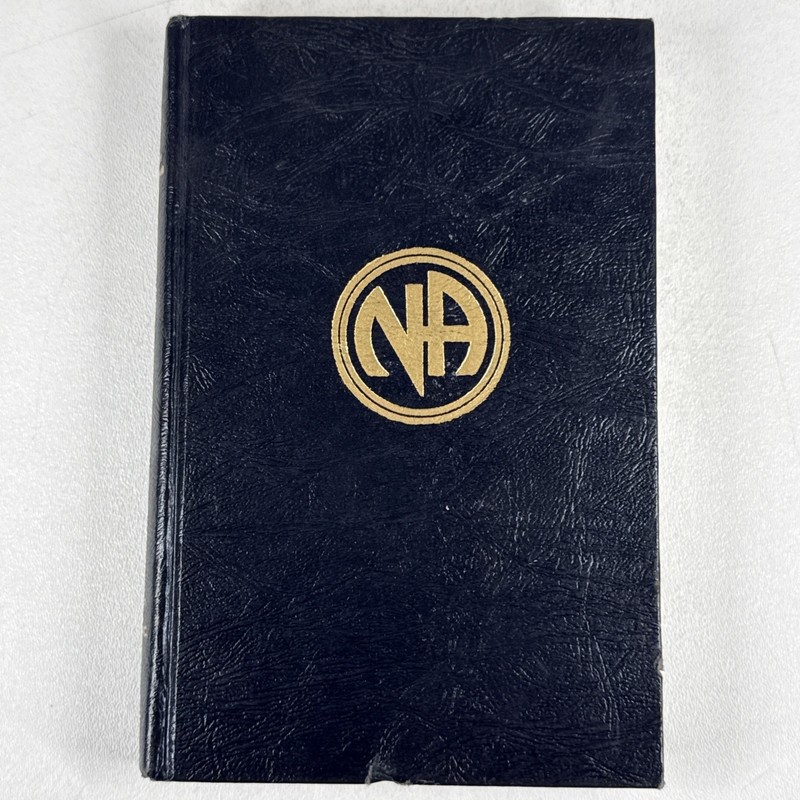 Narcotics Anonymous 1985 Black Cover Third Edition Revised 3rd Printing