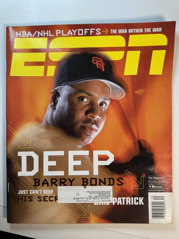 ESPN Magazine May 15 2000 Barry Bonds Cover MINT