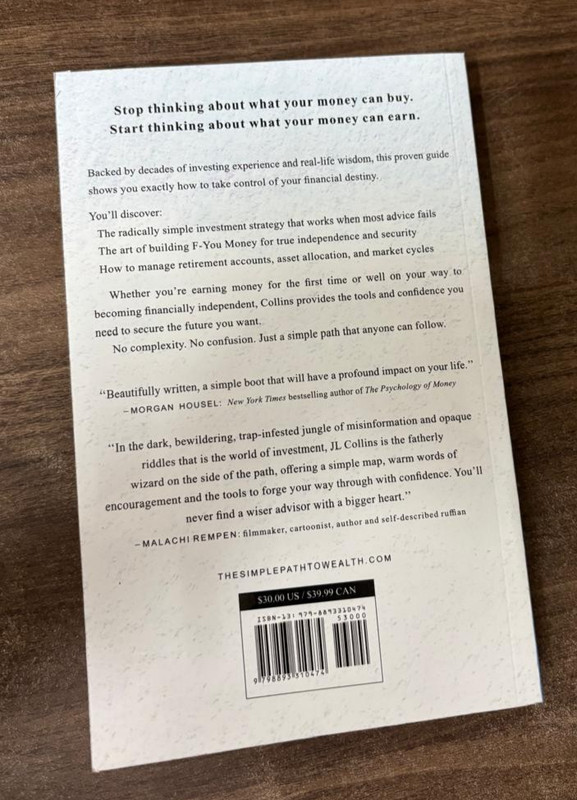 The Simple Path to Wealth by J. L. Collins, Paperback gallery