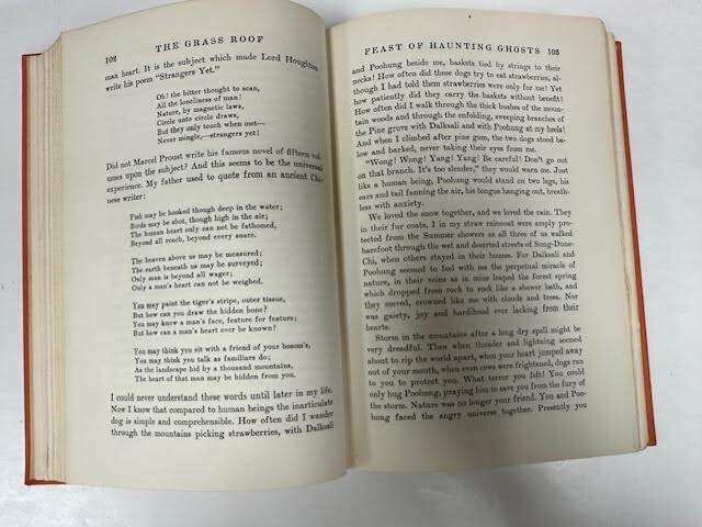 THE GRASS ROOF BY YOUNGHILL KANG (1934, HC)-CHARLES SCRIBNER & SONS -VERY GOOD gallery