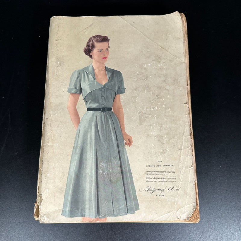 Vintage 1952 MONTGOMERY WARD Spring and Summer Catalog ALBANY 968 Pages