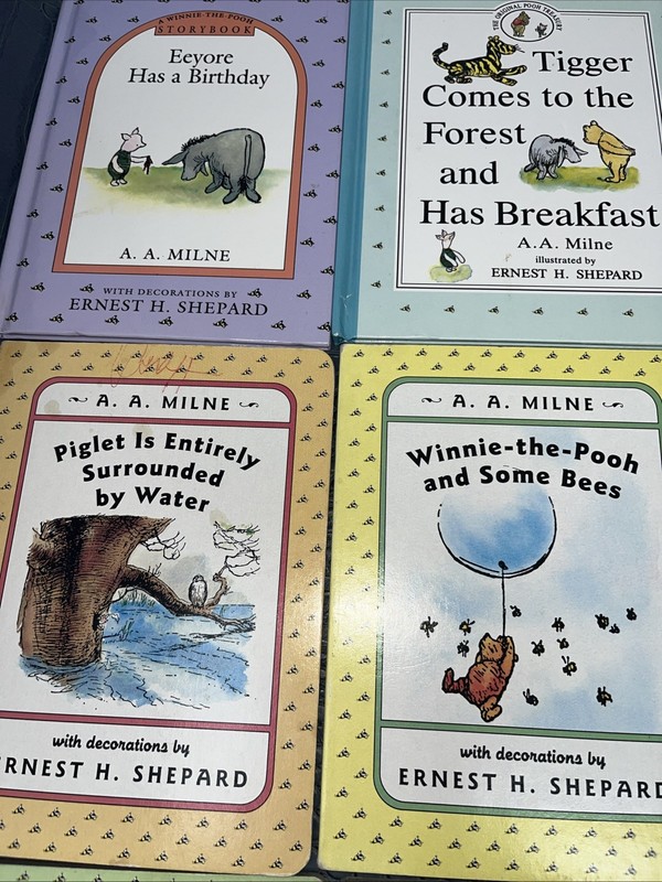 Lot of 10 The Winnie the Pooh Library by A.A. Milne Hardcover gallery