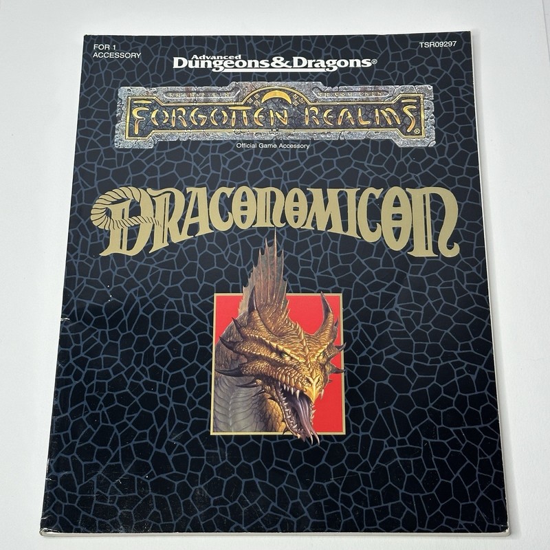 Draconomicon – (Advanced Dungeons & Dragons) 2nd Edition, Forgotten Realms- TSR