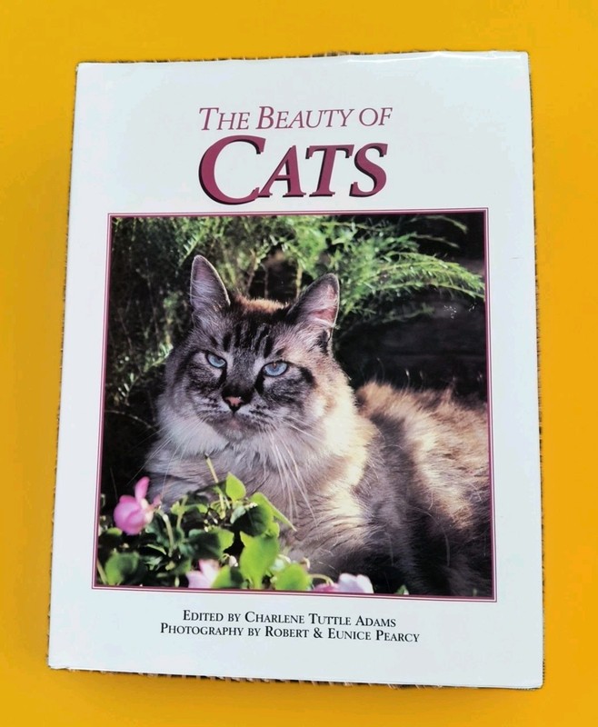 The Beauty Of Cats Table Book – Charlene Tuttle Adams 1995 Robert Eunice Pearcy