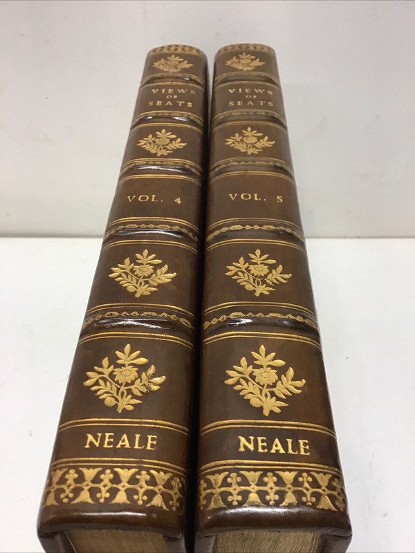 1821 Vol 4,5 Views of The Seats of Noblemen&Gentlemen in England/ 145 Engravings