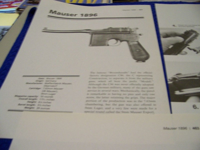 MAUSER 1896 (9MM) & RUGER LC-9 (9MM) ..FIELD STRIP & REASSEMBLY/SPECS (236MM) gallery