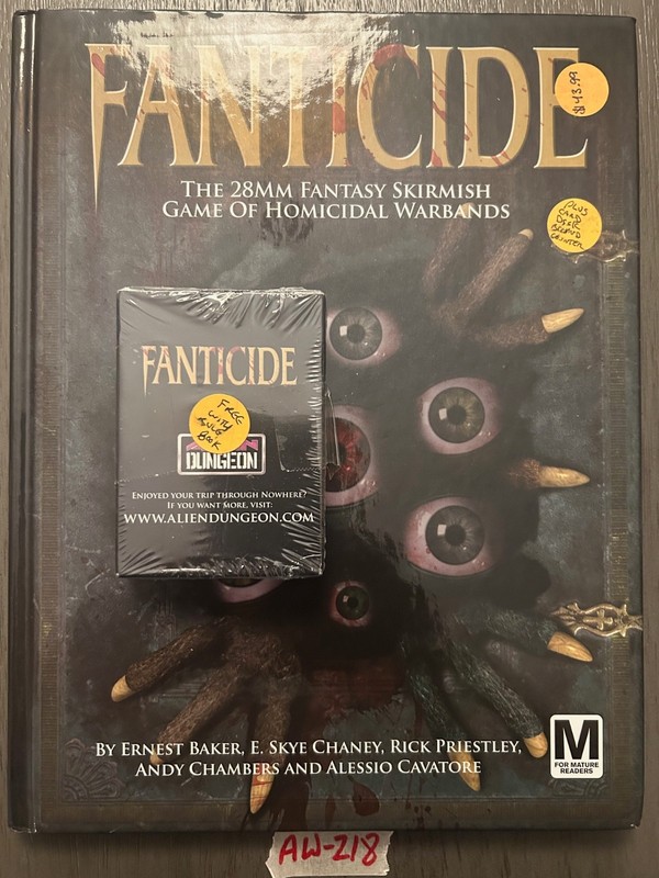 Fanticide 28mm Fantasy Skirmish Game with Cards Lot AW-218