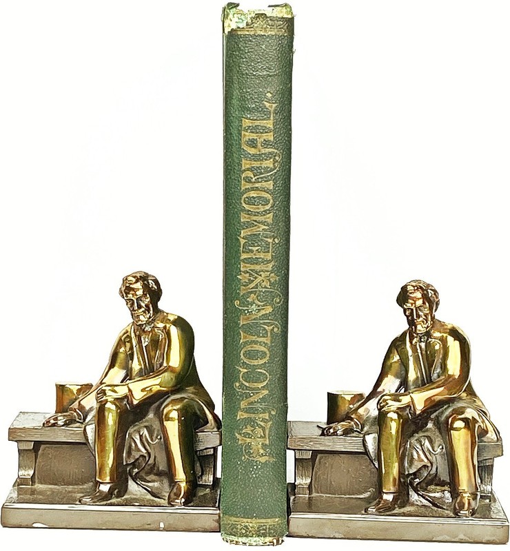 1865 LINCOLN MEMORIAL FIRST EDITION ASSASSINATION CIVIL WAR RARE ANTIQUE BOOK