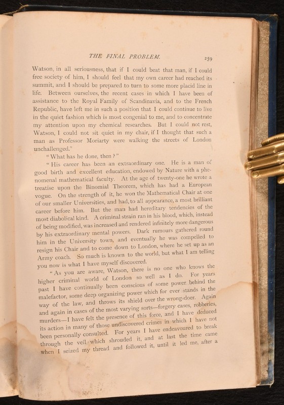 1894 The Memoirs of Sherlock Holmes Arthur Conan Doyle Sidney Paget First Edi... gallery