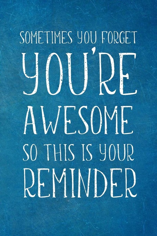 Sometimes You Forget You’re Awesome: Appreciation Gift- Lined Blank Notebook…