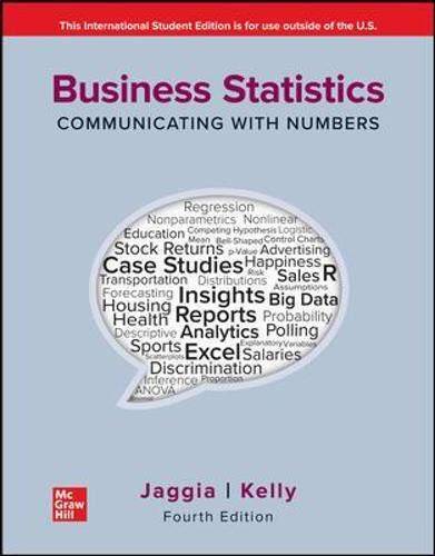 Business Statistics: Communicating with Numbers 4Th Edition (Internationa – GOOD
