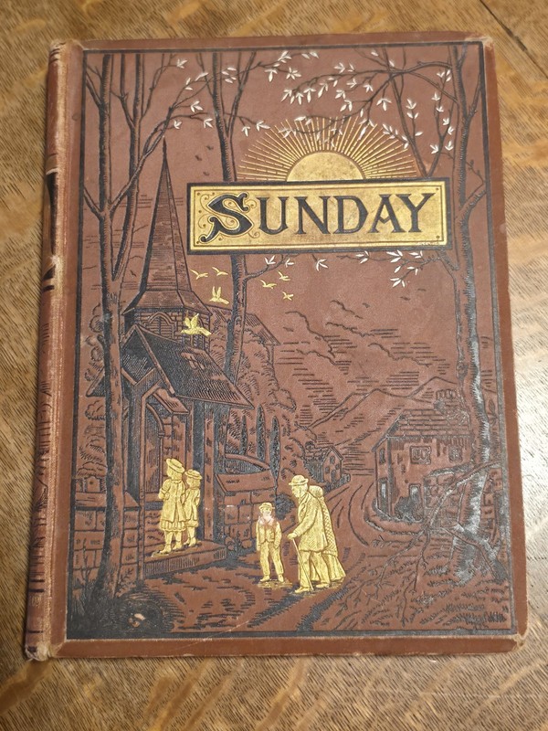 1881 Sunday Pictures and Pages E. P. Dutton Songs Stories 200+ Illustrations