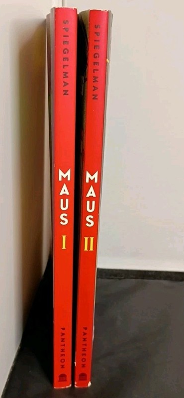 WW II Holocaust Historical Fiction Two (2) Book Set "MAUS I"&"MAUS II" Youth Kid gallery