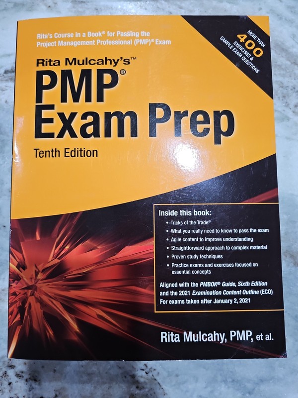 PMP Exam Prep, Tenth Edition by Rita M…, Rita Mulcahy PB VG