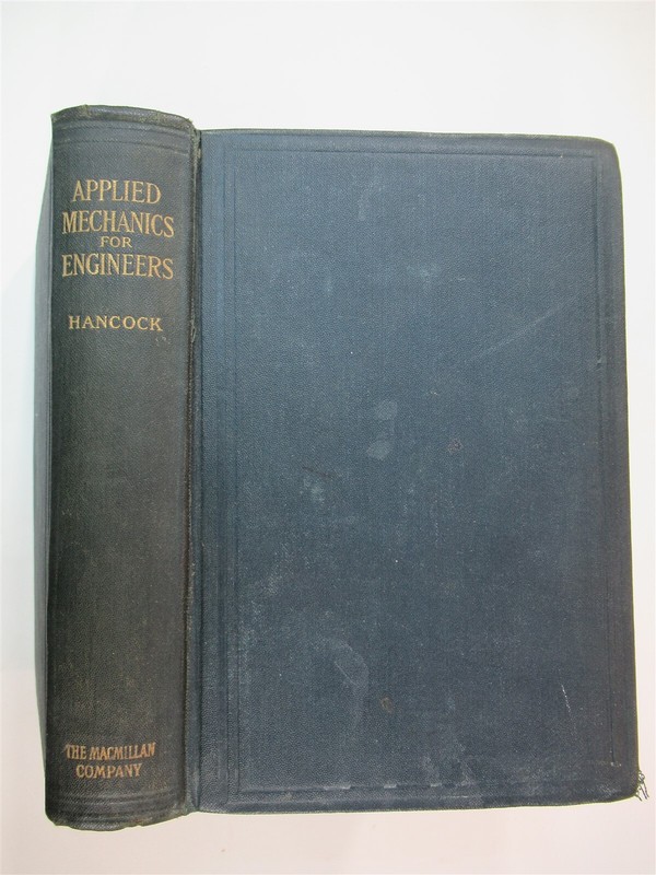 1913 APPLIED MATHEMATICS FOR ENGINEERS Hancock HC 5×8 385 pages