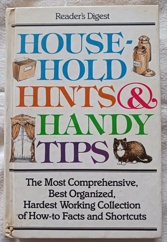 Household Hints & Handy Tips – Reader’s Digest How To DIY Book (1988)