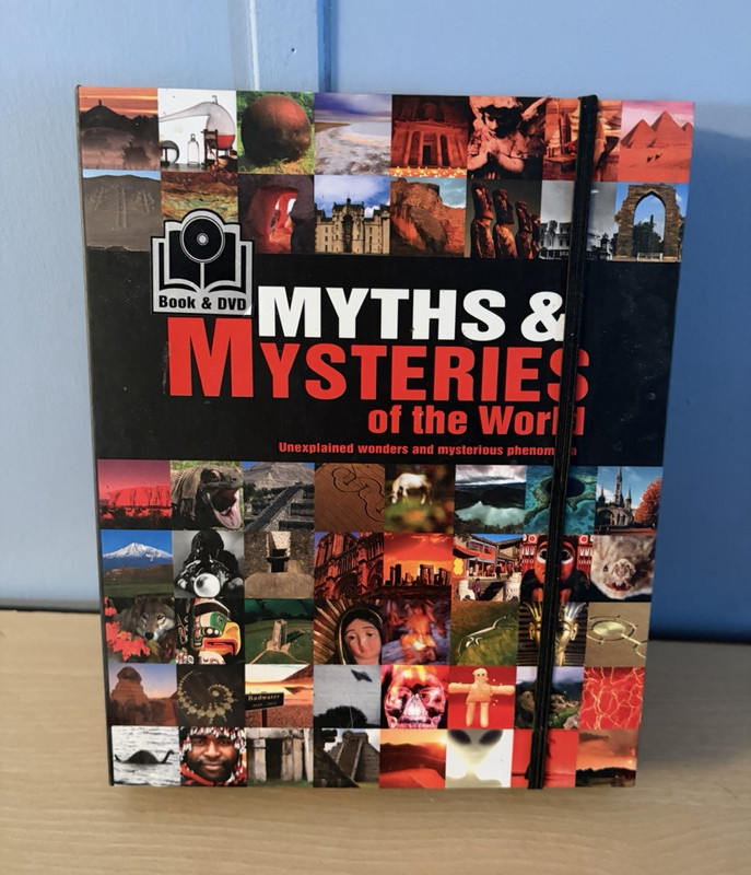 Parragon Myths & Mysteries of the World 2012 Hardcover Book & DVD Illustrated