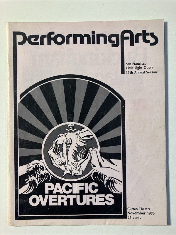 Performing Arts Curran Theatre San Francisco Nov 1976 Pacific Overtures Mako