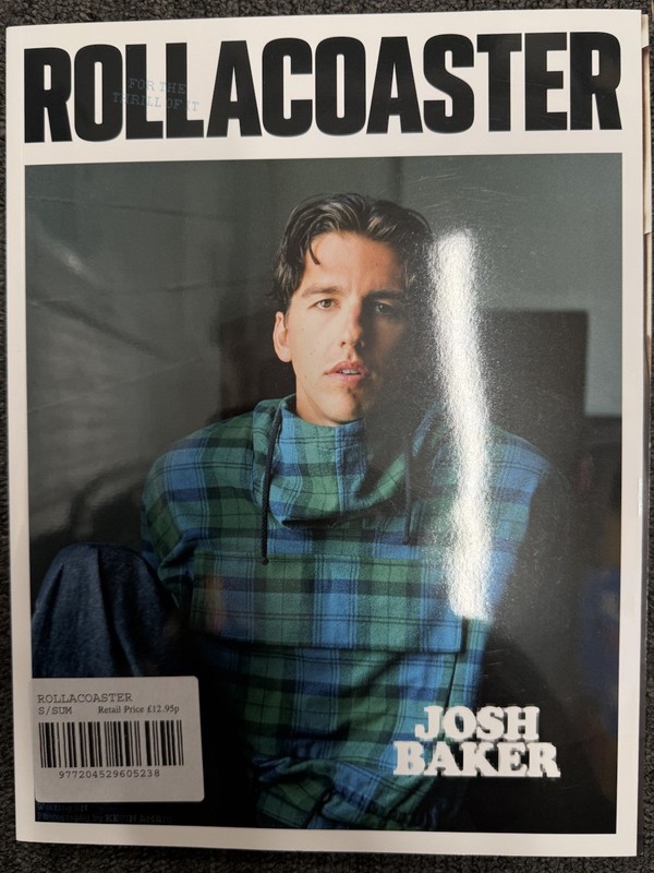 Rollacoaster Magazine Spring/Summer 2026 – Josh Baker cover