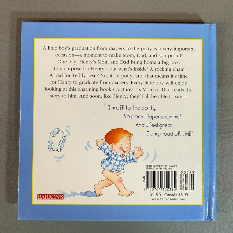 The Potty Book for Boys by Alyssa Satin Capucilli (2000, Hardcover) Barron's gallery