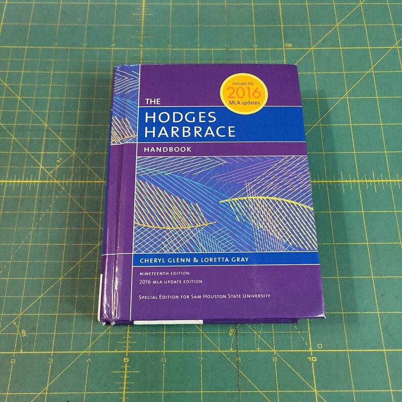 The Hodge’s Harbrace Handbook Nineteenth 19th Edition HC w/2016 Sam Hou. Univ.