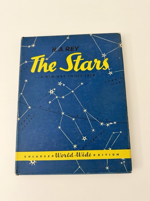 The Stars by H.A. Rey 8th Printing HCDJ 1966 8th Printing Enlarged Worldwide Ed