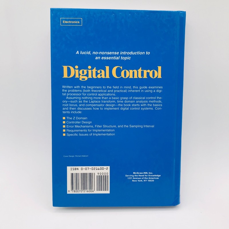 Digital Control: Fundamentals, Theory & Practice, Forsythe & Goodall SHIPS FREE! gallery