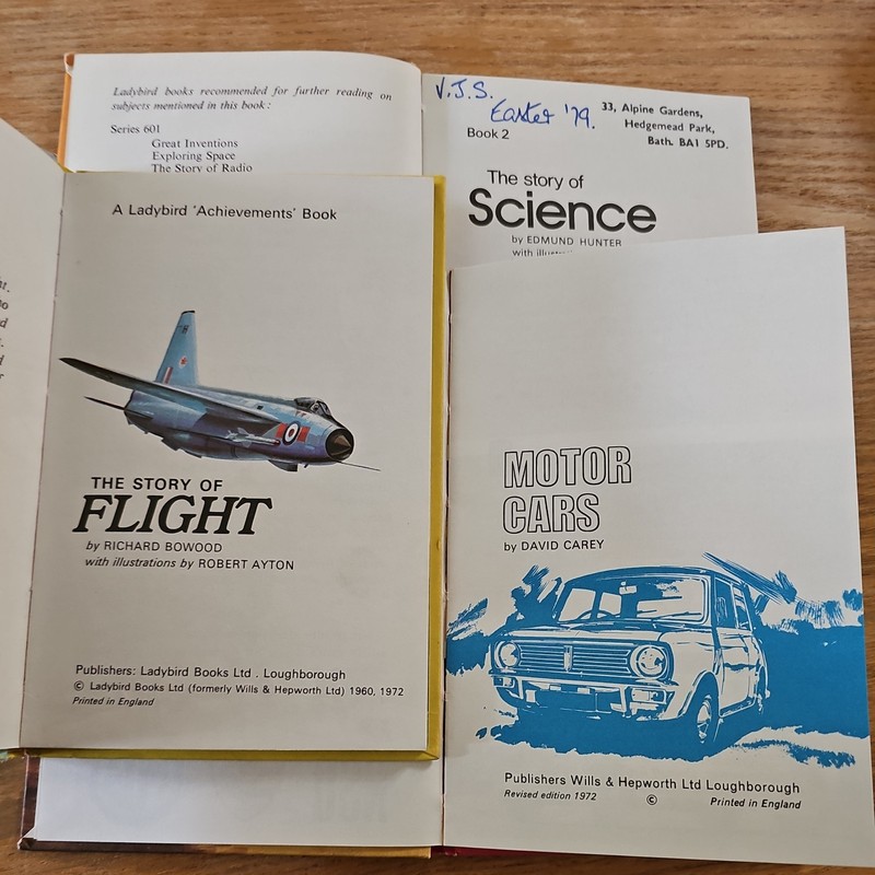 18 Ladybird Books The Story Of Railways, ships, Flight,canals Series 601 584 C2 gallery