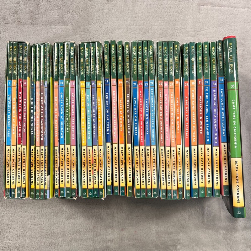 Magic Tree House Series Mary Pope Osborne 2 COMPLETE SETS Merlin Missions 60pcs gallery