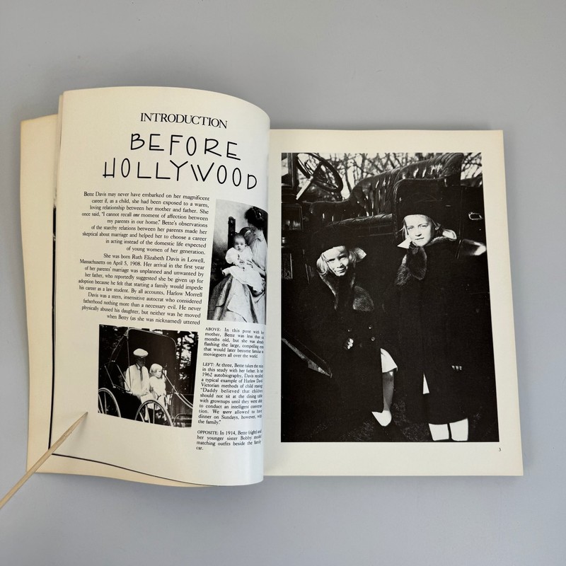 Bette Davis Biography in Photographs Christopher Nickens 1985 First Ed gallery