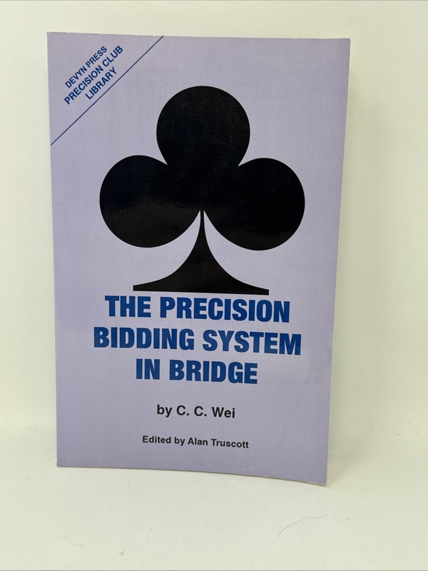The Precision Bidding System in Bridge by C.C. Wei 1992 Devyn Press Paperback