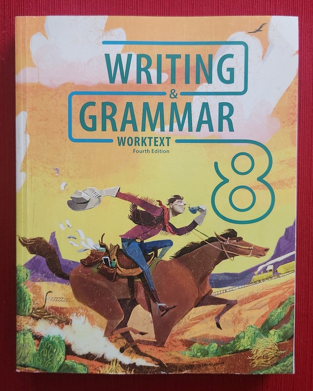 #5 BJU Press - Writing and Grammar 8 Student Worktext (4th edition) 523092