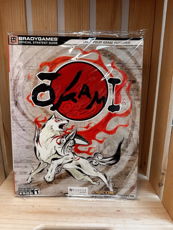 Okami Official Strategy Guide by BradyGames Staff and Doug Walsh (2006, Perfect)