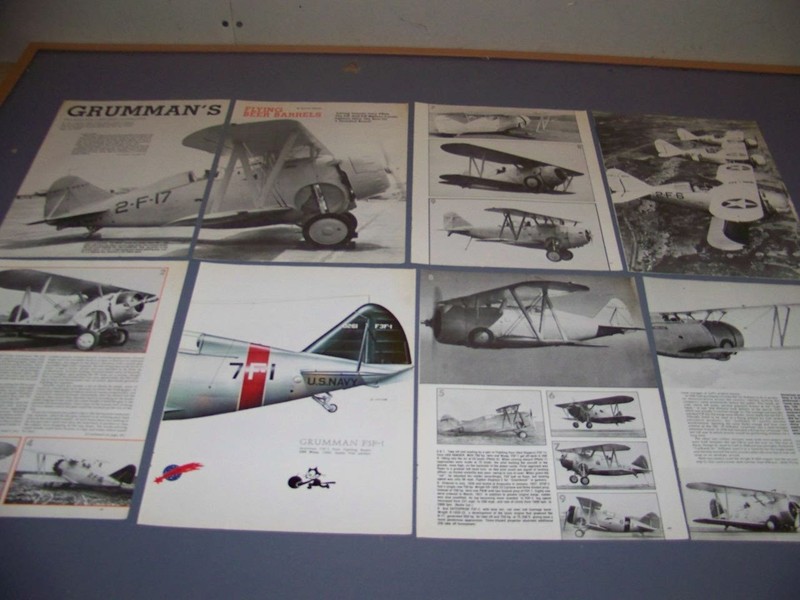 VINTAGE..GRUMMAN FF-1, SF-1, F2F, F3F..HISTORY/SPECS/PHOTOS..RARE! (83G)