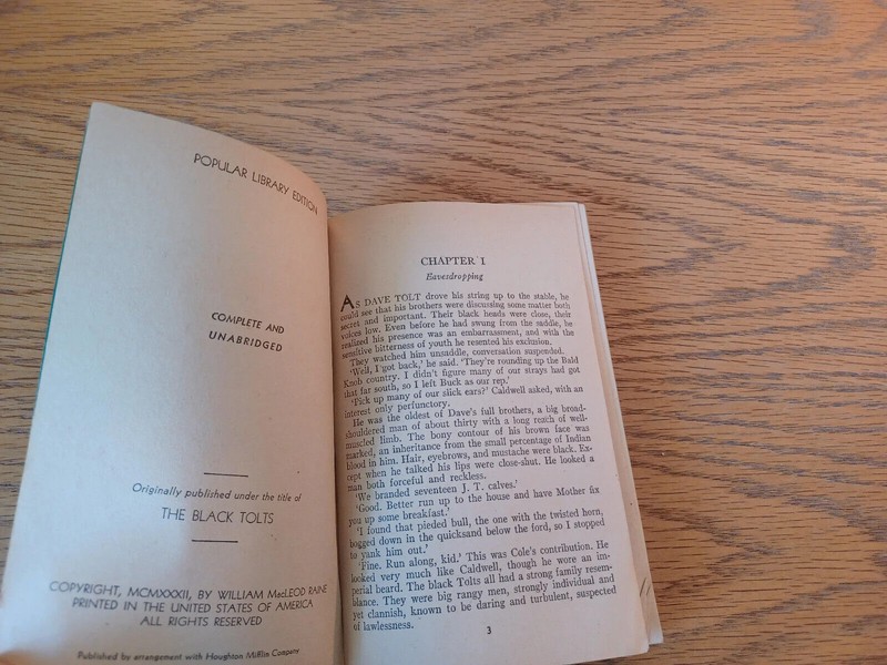Pistol Pardners William MacLeod Raine 1932 Popular Library Paperback gallery