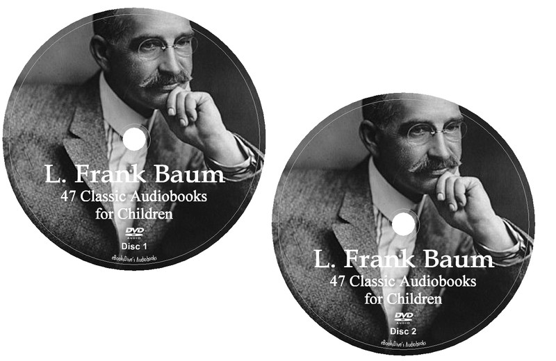L. Frank Baum 46 Classic Audiobooks For Children Oz Series in 2 MP3 Audio DVDs