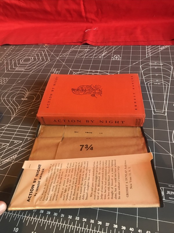 Vintage 1943 Action By Night by Ernest Haycox Hardcover w/ Rare Dust Jacket gallery