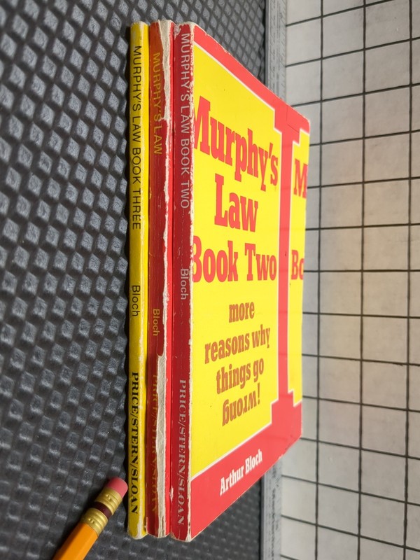 Murphy's Law Series Arthur Bloch Paperback Humor Comedy Three 3 Books gallery