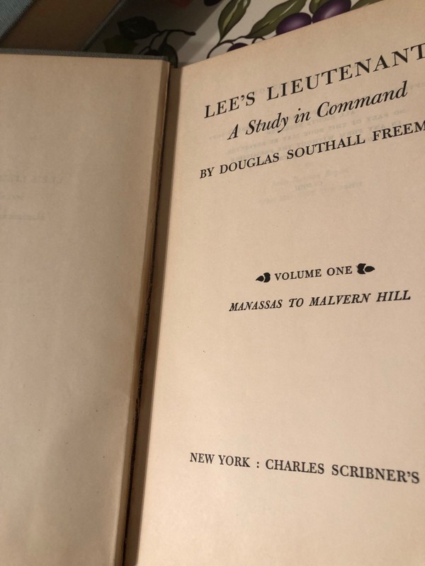 Lee’s Lieutenants | 4 vols | Douglas Southall Freeman | Arlington Ed. 1946 gallery
