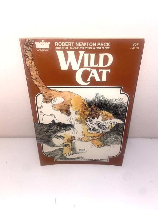 Wild Cat Robert Newton Peck Illustrated Hal Frenck 1970’s 1st Edition Vintage