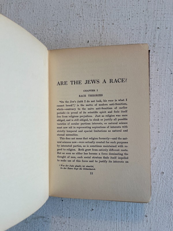 Are the Jews a Race? Karl Kautsky RARE Out of Print Book Marxism Zionism Israel gallery