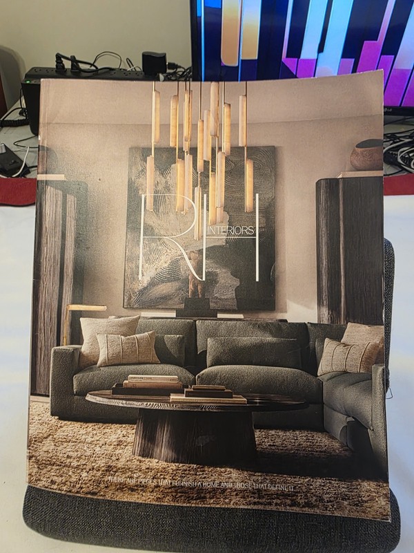 RESTORATION HARDWARE SPRING 2025 RH INTERIORS HUGE CATALOG DESIGNER HOME DECOR!