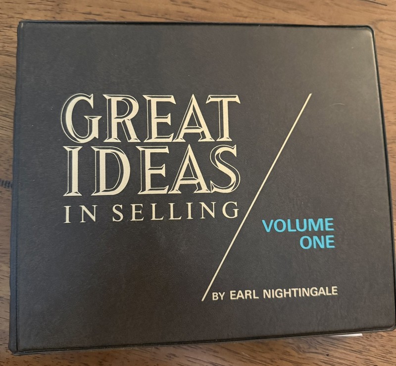 Great Ideas In Selling By Earl Nightingale Volume 1 With Vinyl Records