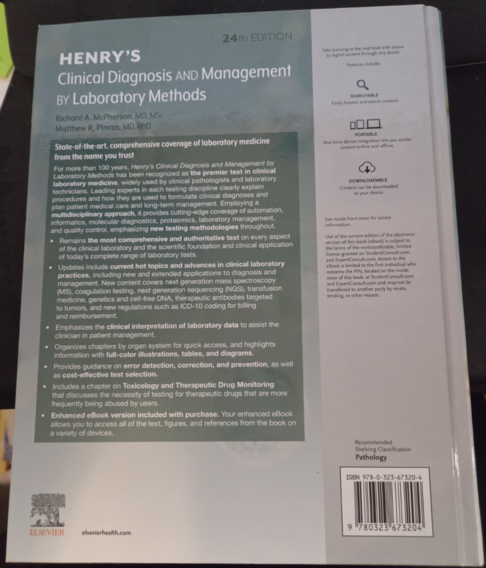 Henry's Clinical Diagnosis and Management by Laboratory Methods gallery