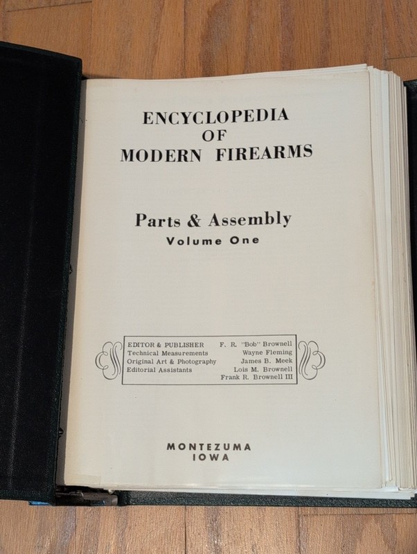 Encyclopedia of Modern Firearms Parts and Assembly Vol 1 Brownell gallery
