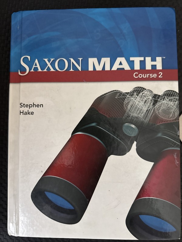Saxon Math Course 2 Student Edition Hardcover Book Stephen Hake