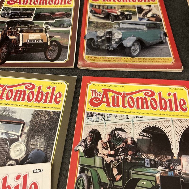 The Automobile Magazines Bundle of 8 editions 1983-1986 gallery