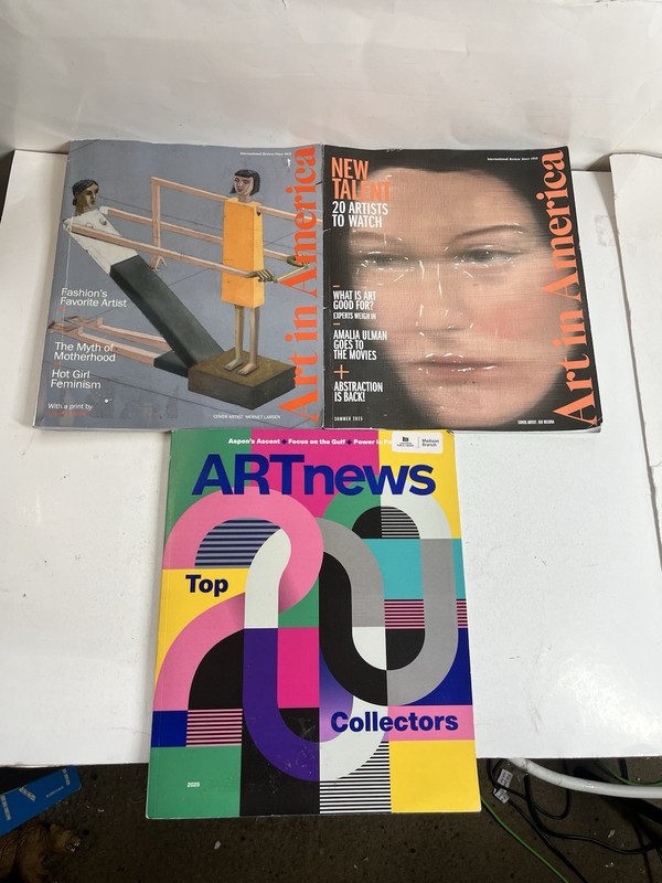 Lot Of 3 Art In America & ARTnews Magazine 2025 Issues Ex-Library Summer Winter