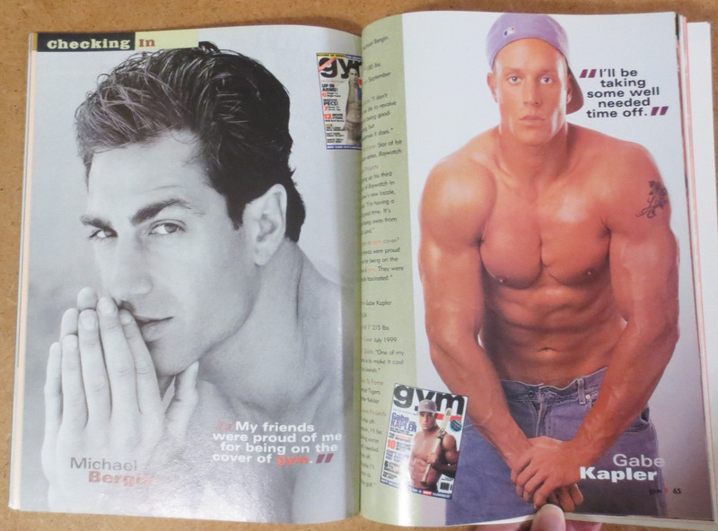 Gym Magazine Baywatch Michael Bergin – Gabe Kapler – Thom Collins – David Fumero