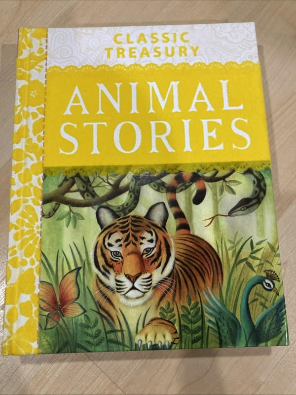 Like New, Unread Cond. Animal Stories Compiled by Tig Thomas 2014 Yellow Fur HC